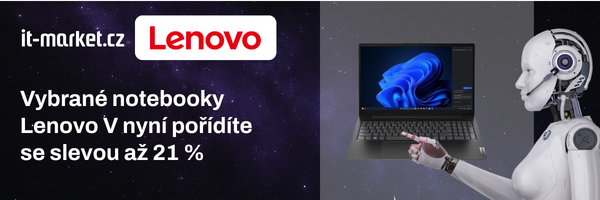 Velké zlevnění notebooků Lenovo V
