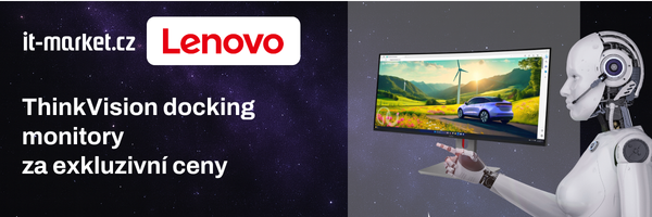 ThinkVision docking monitory za exkluzivní ceny