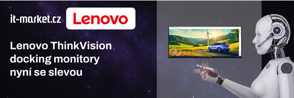 Lenovo ThinkVision docking monitory pouze nyní se slevou